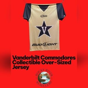 Bud Light Vanderbilt Jersey | Oversized Display Jersey | 2012 | Man Cave, Bar